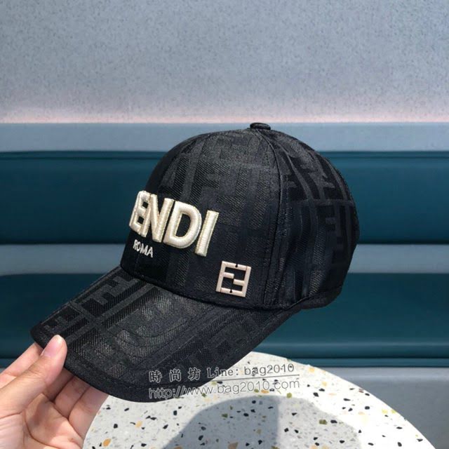 Fendi爆款帽子 芬迪春夏新款國潮刺繡字母棒球帽 Fendi情侶帽韓版遮陽兔八哥鴨舌帽  mm1282
